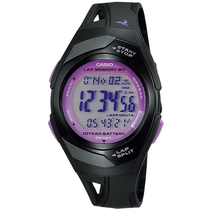 [Casio] Watch Casio Collection STR-300J-1CJH Men s Black/Purple