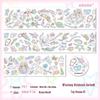 AGUGU Fantasy Notebook Die-Cut PET Sticker Roll - Cute Dream Core Graffiti Glitter Adhesive Tape