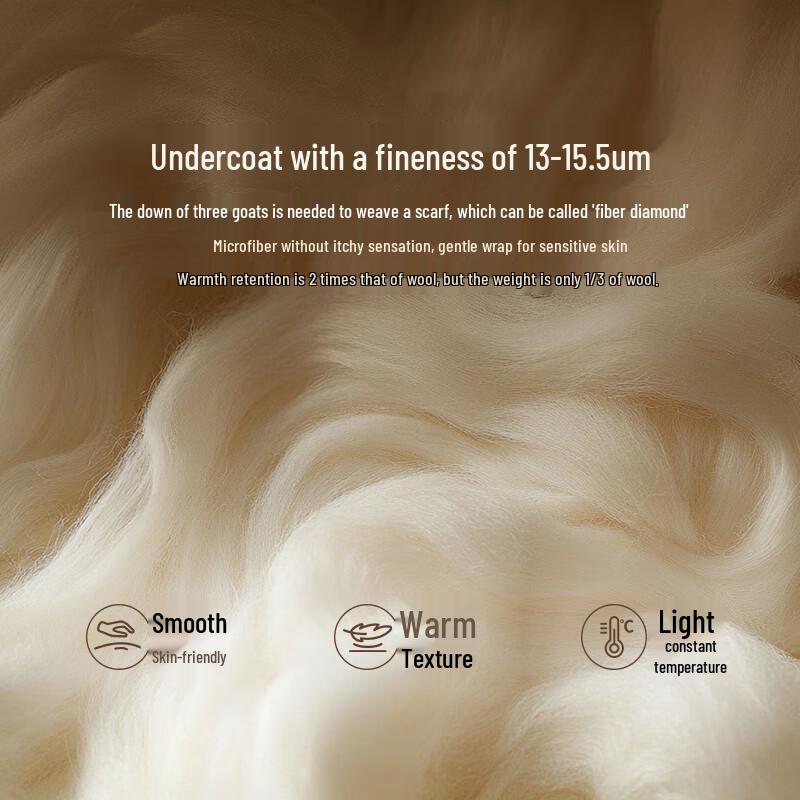 Unisex Double-Sided 100% Cashmere Scarf