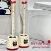 Household Toilet Brush Set with Base