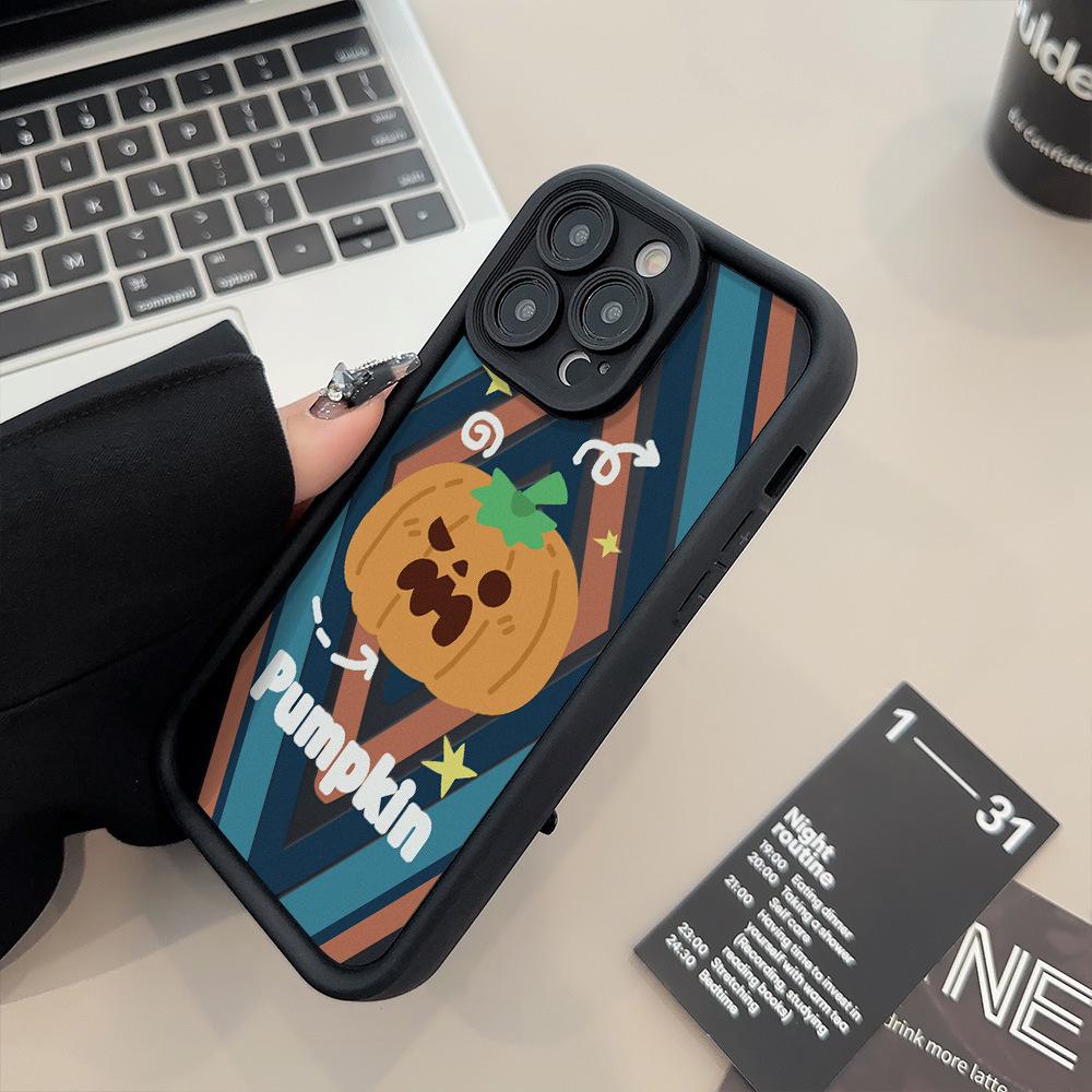 

Custom Halloween Pumpkin Ghost iPhone 17 Pro Max Case: Frosted, Anti-Fall iPhone 7/8/SE