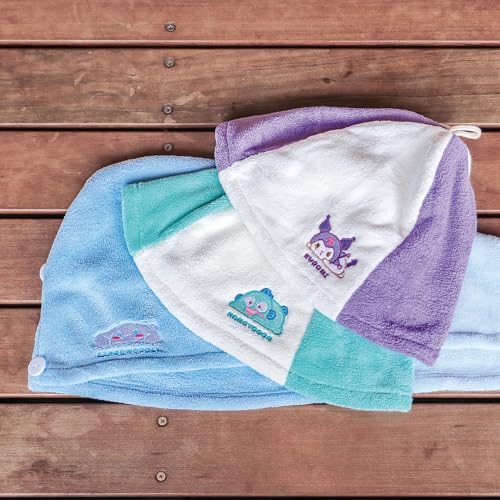 skater water absorbent quick drying sauna hat head circumference 64cm hair drying towel hangyodon funyumaru sanrio bsht1-a