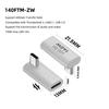 PD140W USB4.0 Type C to USB C Fast Charging Adapter Converter 40Gbps Data Sync Connector 8K@60Hz USB C OTG Adapter for MacBook