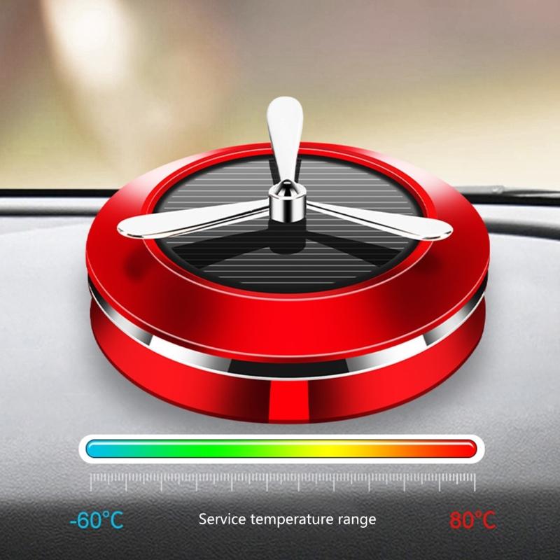 SUV Perfumes Diffuser Solar Rotating Air Fresheners Scent Car Decoration Interior Accessories Create Soothing Atmosphere
