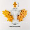 Battery operated with 10 lights for festive Christmas and holiday decorations (batteries not included).