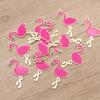 15Pcs Golden Color Flamingo Charms For Jewelry Making Diy Necklace Bracelet Earrings Key Chain Accessories Valentine'S Day Gift