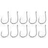 50Pcs Fishing Hook for Iseama Fish Hook Barbed Type High Carbon Steel with Hole for Outdoor ActivityType 8#