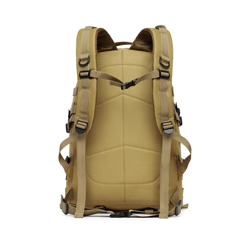 3D Camo Tactical Outdoor Backpack Heavy-duty Wear-resistant Large-capacity Hiking Bag for Mountaineering & Backpacking Trips