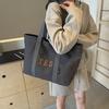 Canvas casual large-capacity bag women's 2025 new shoulder bag summer versatile soft surface class commuter tote bag