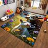 Kuh und Kalb in der Natur Teppich Yoga Wohnzimmer Zimmerdekoration Kinder Krabbelmatte Fußmatte Bereichsteppich Spielmatte