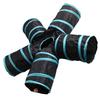 Wear-Resistant Cat Play Tunnel Foldable Cat Tunnel Crinkle Playing Cats Guinea Pig Rabbits Funny Cat Supply