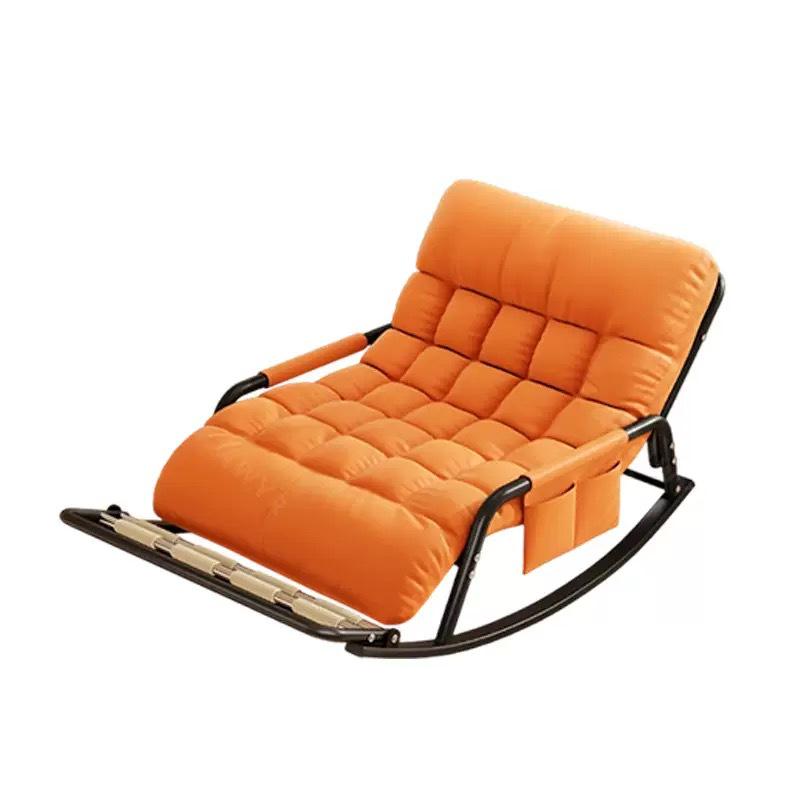 Double Rocking Sofa Chair: Comfortable Lazy Chair for Office, Bedroom, Balcony, Living Room - Perfect for Midday Naps and Leisure.