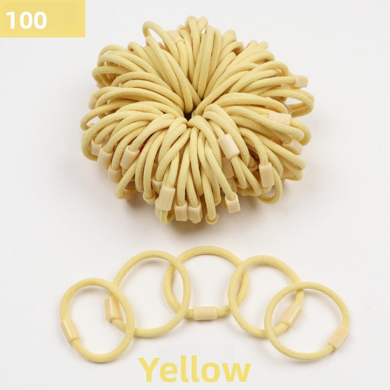 100 Nylon Small Rubber Bands Are Used for Attaching and Fastening Hair Ties Headwear and Headband Materials