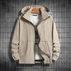 M-8XL Plus Size Masculino Com Capuz Esportivo Jaqueta Casual Casaco De Trabalho