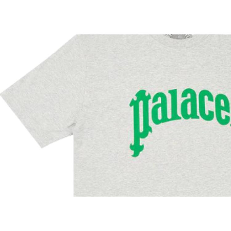 Palace Gassy T-Shirt Grey Marl Unisex Tops P26TS061