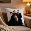 Rock Band BBring me the horizon Pillow Case Soft Plush Cushion Cover Double Print and Invisible Zipper for Sofa Home Car Use