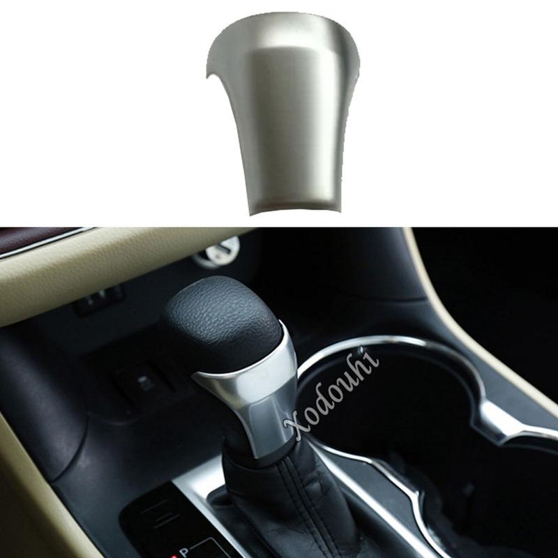 Car Head Sequin Trim Stick ABS Gear Cover Shift Knob Control Lamp Frame Hood For Toyota Highlander 2015 2016 2017 2018