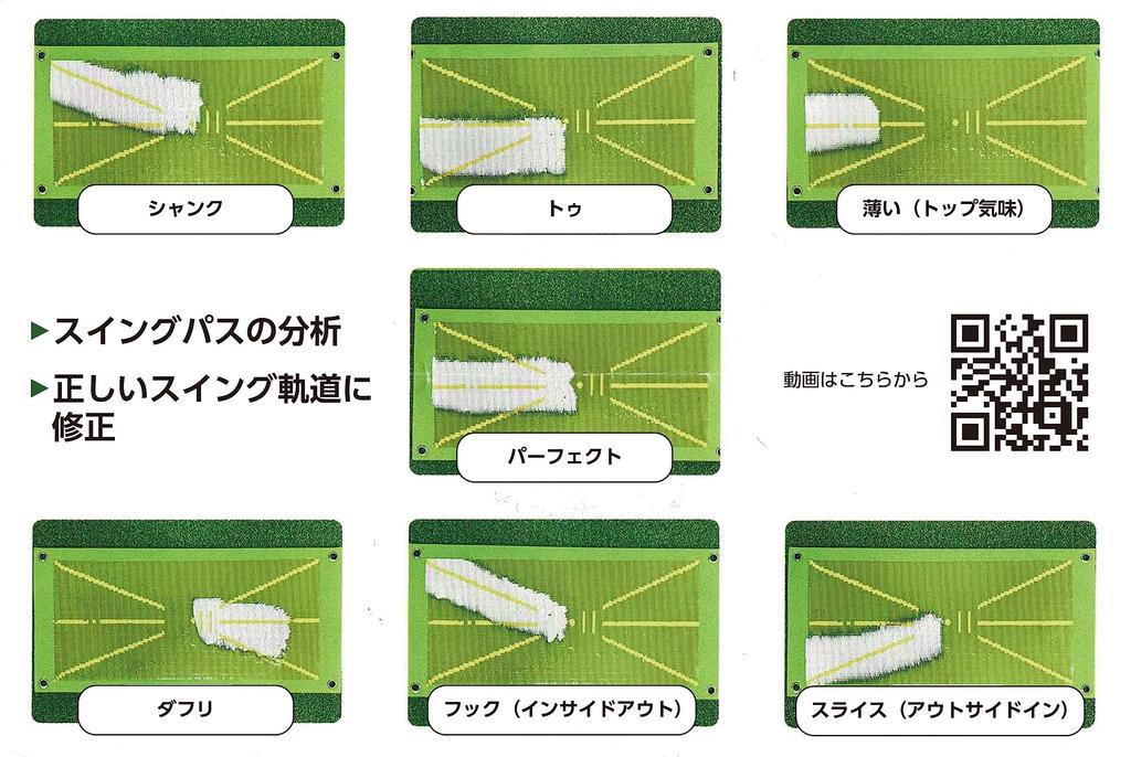 Golf Practice Practice Mat II Golf Mat Set Solid Contact Swing Correction Clearly Shows Missed and Dirt Marks Training Mat Equipment - - Duffs,