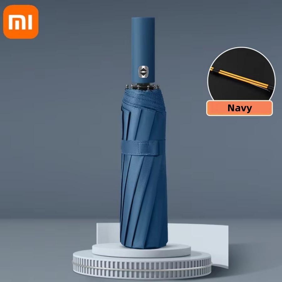 2-3 men's umbrella for wind resistance rain-proof large size 24K 106cm diameter sunny umbrella folding full-automatic umbrella