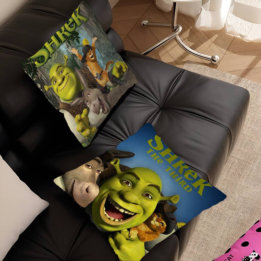 Kawaii Roztomilý Film S-Shrekes Polštář Dárky Domácí Kancelářské Vybavení Ložnice Pohovka Autopotah Polštářku Pouzdro 45x45cm