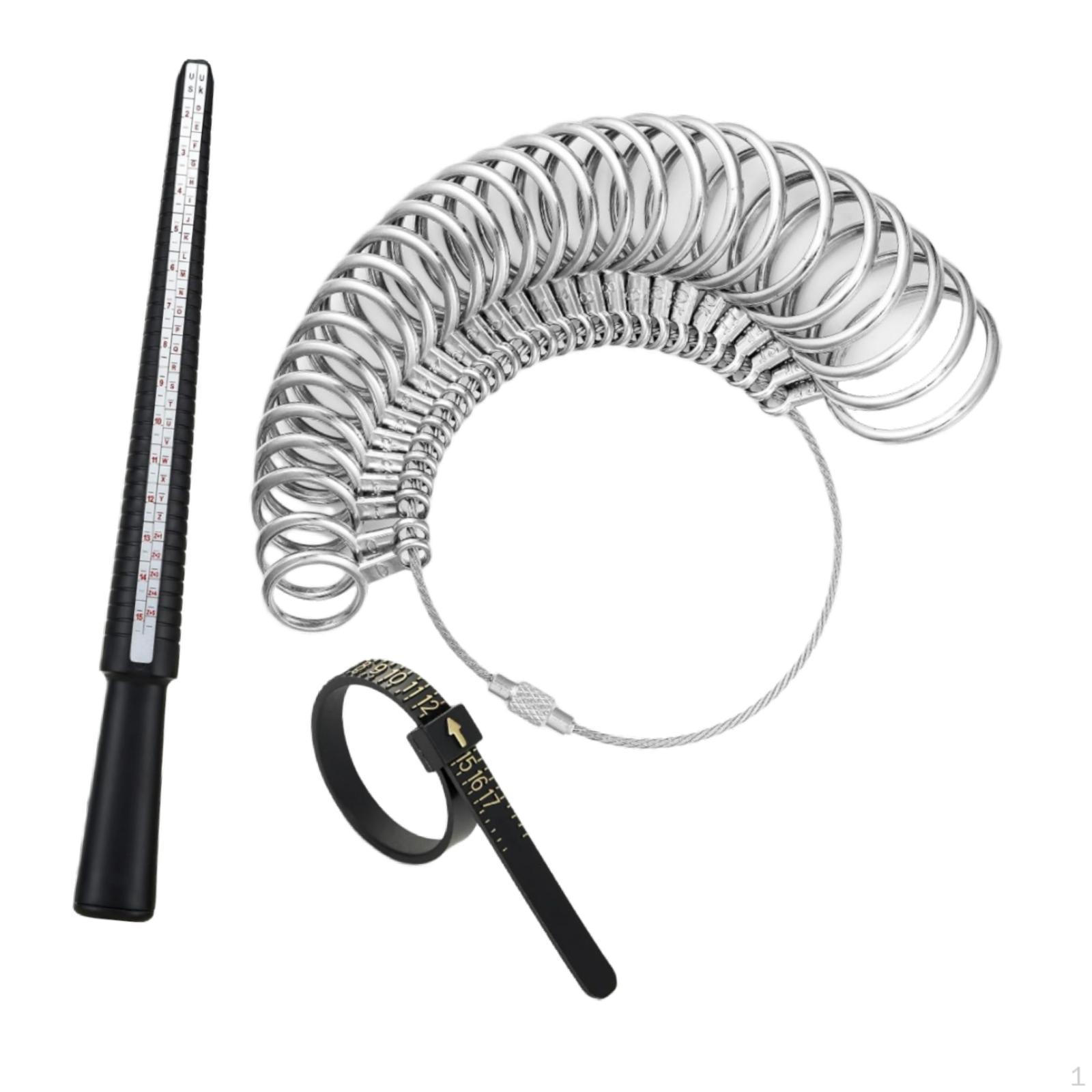 

Измеритель размера кольца, измерение размера пальца, прочный ювелирный инструмент, измерительный прибор для изготовления ювелирных изделий Mandrel