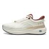 Li Ning SOFT PLUS 2 Cushioning Slip Resistant Abrasion Resistant Height Increasing Low top Casual Shoes Women's Ecru AGLW014-1