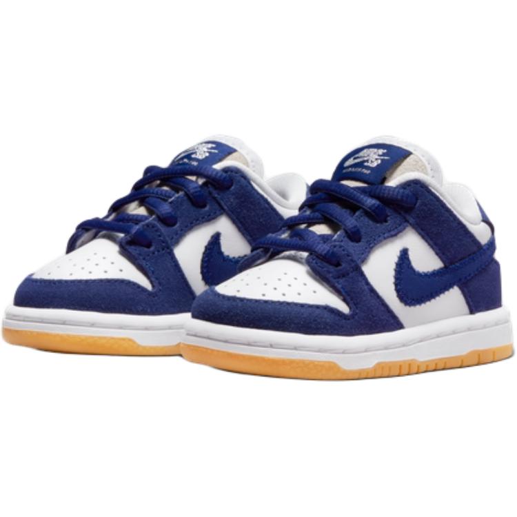Nike Dunk Low SB TD Los Angeles Dodgers Baby Sneakers Blue Deep-Royal-Blue White DN3673-401