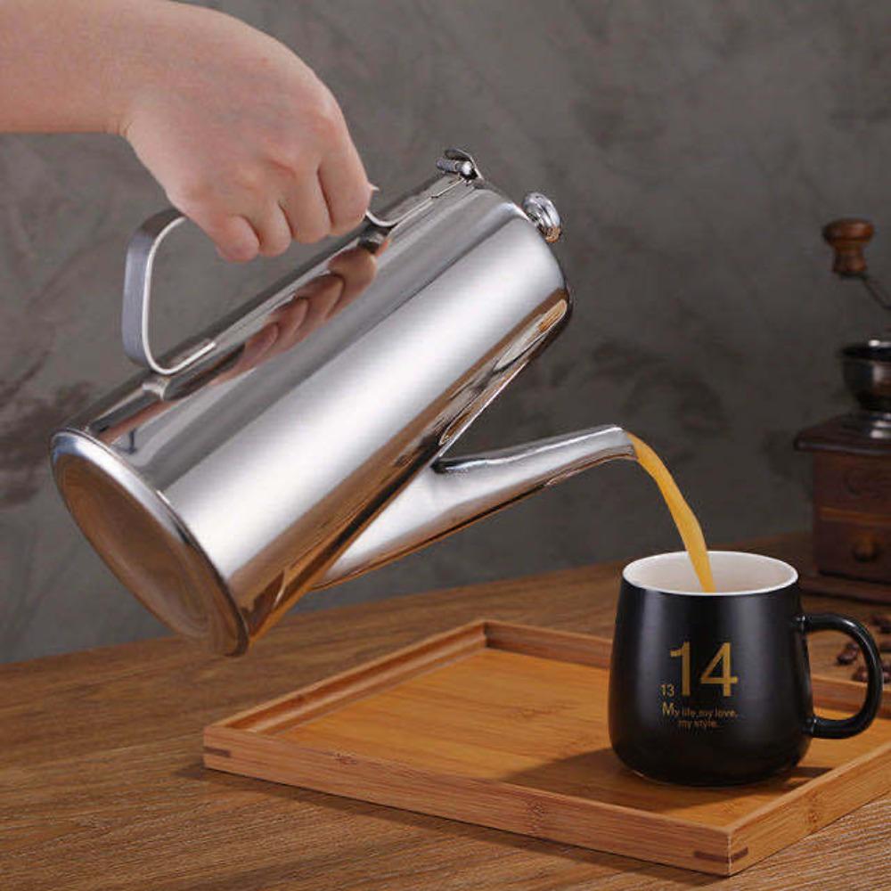 Long Spout Teapot Stainless Steel Water Jug Drink Accessories Cold Kettle  Hotel