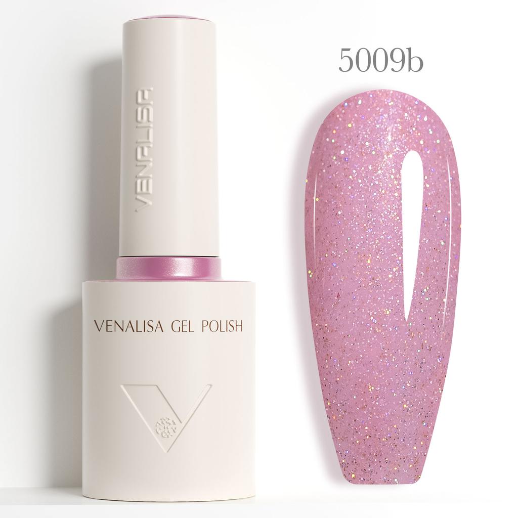 Venalisa Gel Nail Polish 10ml Hema TPO Free Snow Lotus Winter Glitter Shinning Soak Off UV LED Gel Varnish Nail Manicure