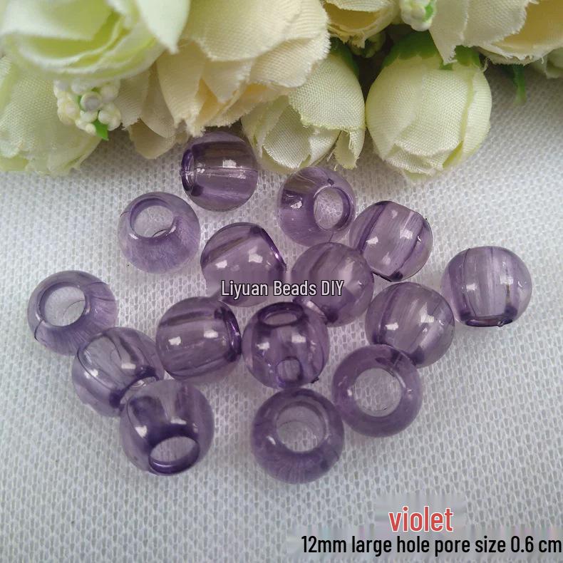 10MM Transparent Acrylic Round Beads for DIY Beaded Bag & Curtain Divider Accessories