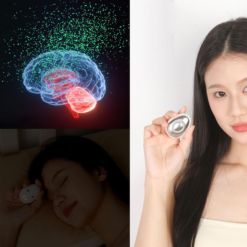 Aide au sommeil Portable Micro-courant Instrument de sommeil intelligent Anxiété Dépression Endormissement rapide Insomnie Artefact