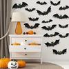 3D Luminous Bat Halloween Wall Decals - Spooky Atmosphere Decoration Stickers