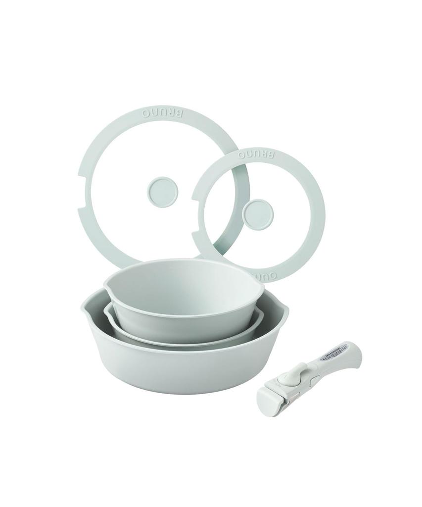 BRUNO Frying Pan No 6-Piece Set, Green, Size, BHK304-R-PGR