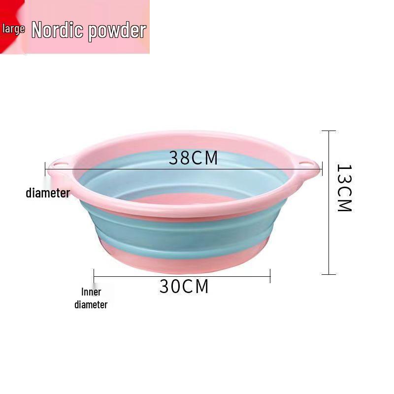 Portable Folding Washbasin for Home, Dorm, and Travel - Large and Small Sizes Available