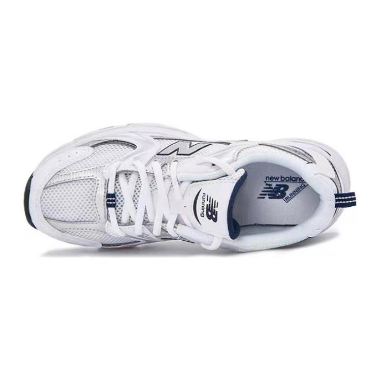 Nové New Balance 530 Bílá Přírodní Indigo GS GR530SB1