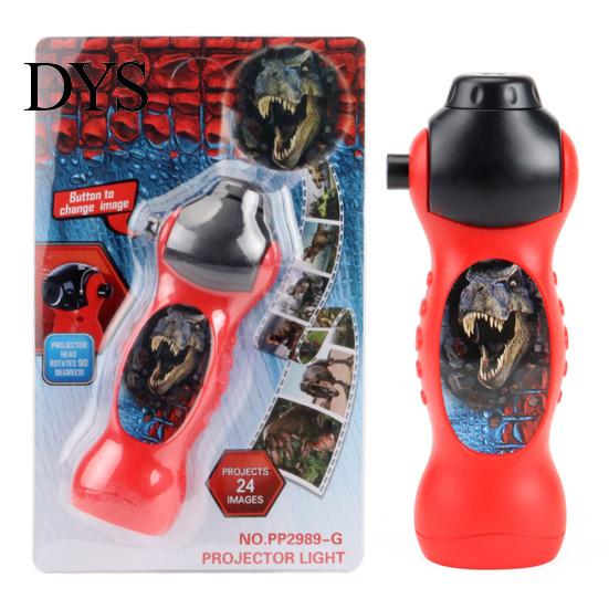 Dinosaurier-Muster, Taschenlampe, Projektor, Taschenlampe, für Kinder, Gute-Nacht-Geschichte, Lernspielzeug