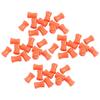 Pack Of 30 Oranges Glow In The Dark Acrylic Bamboo Beads For Handmade Bracelets And Necklaces Jewelry Making Supplies