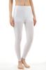 Fact Factory Cropped Made In Japan Women's Leggings, 2-Way Stretch, (M-L, White)