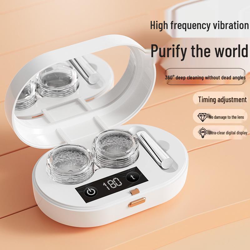 Compact Sonic Contact Lens & Glasses Cleaner