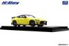 INTERALLIED Hi Story Scale IMPUL Z Ikazuchi Black Finished Model HS509YE 1/43 (2024) Yellow/Super Two-Tone