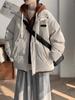 Men's Slim-Fit Faux Two-Piece Hooded Cotton Jacket - Youth Autumn/Winter Casual Fashion Outerwear