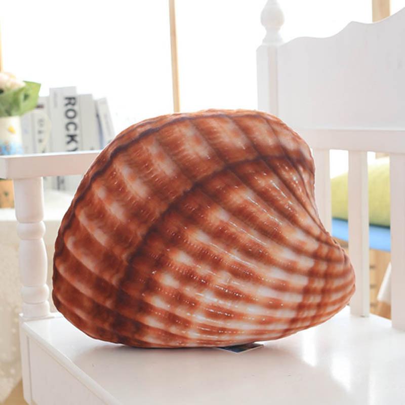 Sea Shell Starfish Conch Soft Stuffed Cushions Sleep Pillows Home Decor Sofa Bed Cushion SeaShell Kids Plush Toys Gift