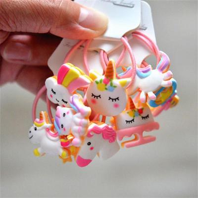 2 ks elastické gumičky do vlasov pre dievčatká Candy Color Krúžok do vlasov Šnúrka do vlasov Detská pokrývka hlavy Detské doplnky pre batoľatá