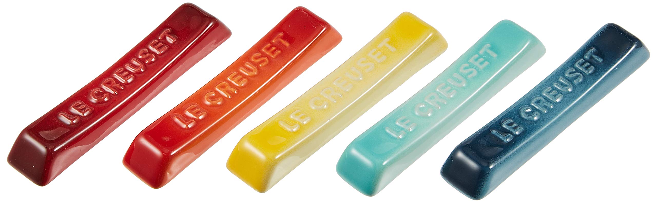 

Le Creuset Chopstick Rests, Rainbow, 5-Pack [Official Japanese Product]
