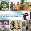 Tree Swing Straps Hanging Kit 3FT/8FT/15FT/20FT/25FT, Extra Long Tree Swing Straps Holds 5500 Lbs with Lock Carabiners & Tree Protectors, Safer for