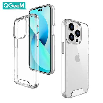 Για iPhone 11 12 mini 13 14 Pro Max 6 7 8 Plus X Xs Max Xr Space Διαφανές κάλυμμα Προφυλακτήρας υψηλής σκληρότητας Ακρυλική καθαρή θήκη τηλεφώνου