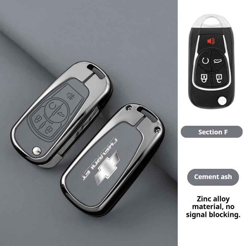 Car Key Case Cover Protective Shell for Chevrolet Chevy Malibu Camaro Cruze Traverse Spark Equinox Sonic Volt Leather Keychain