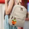 Good Luck Persimmon Plush Keychain Cute Soft Stuffed Fruit Pendant for Bags Backpacks Lucky Phone Charm Adorable Gift for Couples Friends