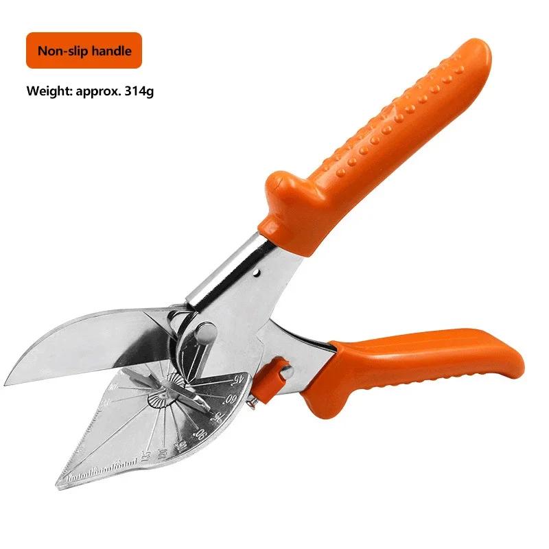 

Multi-function Scissors Mitre Siding Wire Duct Cutter Angle 45-135° Multi Angle Cutting Wood Strip Plastic Pipe Hand Tools