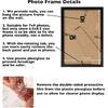 7x9 Picture Frame Black for Wall Hanging or Tabletop- Wall Mounting Horizontally or Vertically, 7 x 9 Wall Gallery Poster Photo Frame for 7 by 9